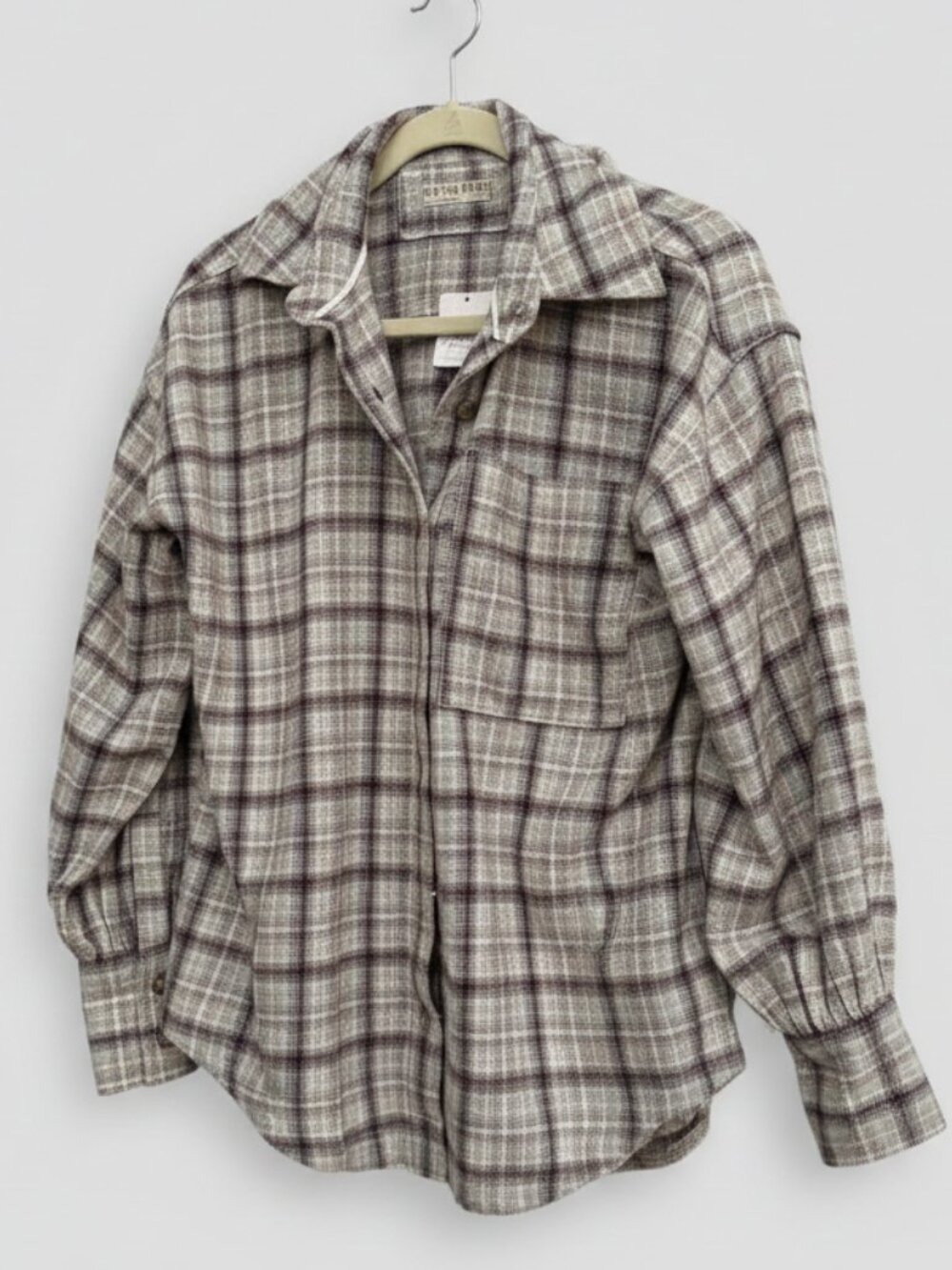We The Free Plaid Button Down Shirt Size XS